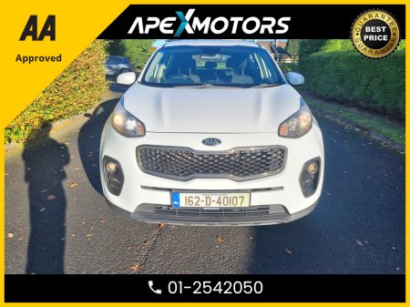 2016 Kia Sportage FINANCE ARRANGED * NEW MODEL * DIESEL CRDI ISG 5Dr SUV * NEW NCT OCT-27 * IMMACULATE * AA APPROVED * 101 SAFETY CHECKLIST * LOW DIESEL MILES * CRUISE CONTROL * 2-KEYS * LOW TAX * 12-MONTH ROADSIDE ASS €11,449