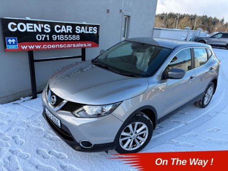 2015 Nissan Qashqai 1.2T 115 Petrol SV 92Km €10,990