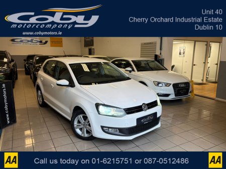 2014 Volkswagen Polo 1.2 AUTO 5DR. New NCT done before collection, Alloy Wheels, Air Conditioning, Hands Free, AUTO Wipers, Full Electrics, 2 Keys, Folding Rear Seats, Luggage Cover and more. €10,450