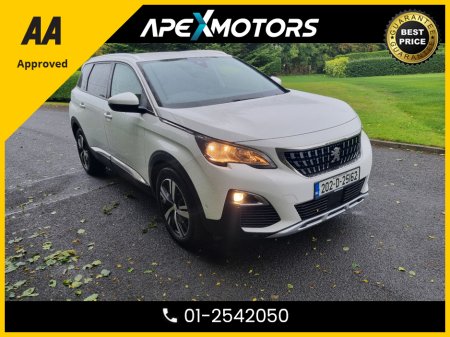 2020 Peugeot 5008 FINANCE ARRANGED * TOP-SPEC 1.2 Pure Tech allure 7-seater * NEW TIMING BELT FITTED * AA APPROVED  * 101 SAFETY CHECKLIST * 12-MONTH ROADSIDE ASSIST  * IMMACULATE * LOW LOW MILES * ADAPTIVE CRUISE €32,449