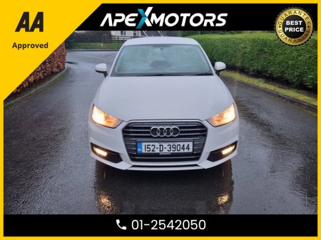 2015 Audi A1 FINANCE ARRANGED * TDI SPORT 116PS 5DR * NEW NCT NOV-26 * IMMACULATE * AA APPROVED * 101 SAFETY CHECKLIST * TOP-SPEC 5DR HATCH * LOW TAX * 12-MONTH ROADSIDE ASSIST* VERY CAREFUL OWNER *CARTELL HISTORY €9,449