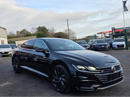 2018 Volkswagen Arteon 2.0 TSI R LINE EDITION 280BHP VIRTUAL DASH FULL LEATHER HEATED ELECTRIC SEATS SAT NAV CARPLAY ANDROID AUTO BLIND SPORT PARKING SENSORS SELF PARKING ASSIST 360 CAMERA €28,500 thumbnail
