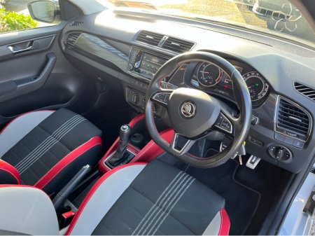 2018 Skoda Fabia MONTE CARLO AUTOMATIC 1.0 TSI PETROL //LOW MILES//HIGH SPEC//PANORAMIC GLASS ROOF// BUCKET SEATS//CARPLAY// €15,950 thumbnail