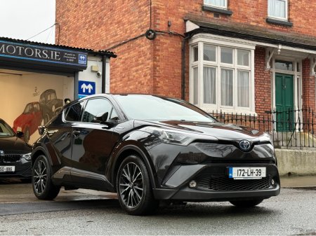 2017 Toyota C-HR 1.8 Hybrid, High Spec Sol, New Nct 01/2028, Full Main Dealer Service History, Sat Nav, Bluetooth, Reversing Camera, Cruise Control, Lane Assist, A/C, Finance Available, Service & Warranty Included, €16,950 thumbnail