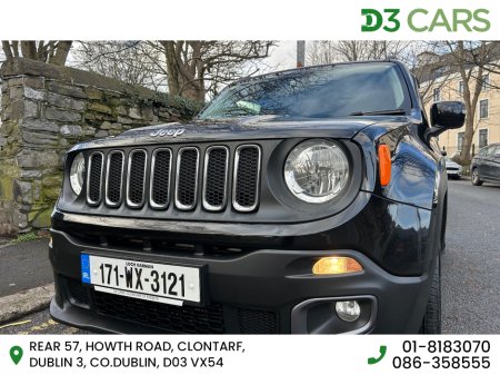 2017 Jeep Renegade 1.6 MULTIJET LONGITUDE 120PS 5DR €12,995