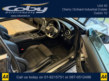 2021 Mercedes-Benz C Class C220D AMG LINE EDITION 2DR AUTO. NCT & Tax, 1/2 Leather, Sat Nav, Dual Climate Control, Heated Seats, Cruise Control, Revers Cam, Parking Sensors, Paddle Shift, BT & more. €35,950 thumbnail