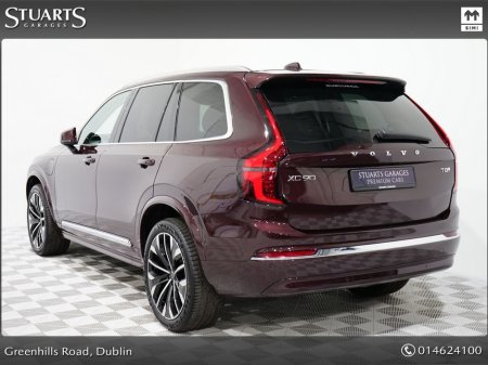 2025 Volvo XC90 ULTRA BRIGHT PHEV XC90 T8 7 SEATS, MULBERRY RED METALLIC WITH BLONDE, LEATHER, 21” DIAMOND CUT ALLOYS, AIR SUSPENSION, BOWERS AND WILKINS €89,945