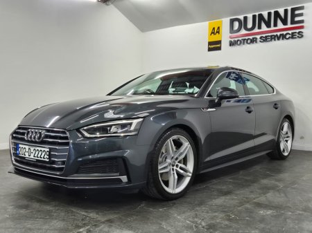 2020 Audi A5 2.0 TDI S-LINE 40 190PS 5DR AUTO*SAT NAV*TWO KEYS*NCT 02/27*12 MONTH WARRANTY*FINANCE AVAILABLE €28,749