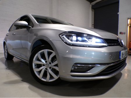 2018 Volkswagen Golf *MIESTER EDITION*MARK 7.5*AUTO*VW GOLF 1.4 TSI HIGH-LINE*FULL LEATHER HEATED MEMORY SPORT SEATS**VIRTUAL COCKPIT*PILOT PARKING*COLOUR CAMERA*SAT-NAV*APPLE-CARPLAY*ANDROID AUTO*UP-GRADED VW ALLOYS*XL M €18,900 thumbnail
