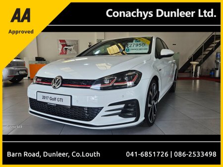 2017 Volkswagen Golf 2.0 GTI PERFORMANCE 245Hp. ***NOW SOLD .SOLD .SOLD *** €27,950