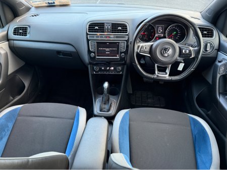 2016 Volkswagen Polo GT 1.4 150BHP AUTO * GT LINE INTERIOR, REAR VIEW CAMERA, CRUISE CONTROL, PADDLE SHIFT, TOUCH SCREEN RADIO, MULTIFUNCTION STEERING WHEEL, FRONT & REAR ELECTRIC WINDOWS, ISOFIX, TRIP COMPUTER* €13,950 thumbnail