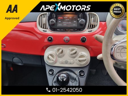 2017 Fiat 500 FINANCE ARRANGED * TOP-SPEC LOUNGE MODEL * PAN SUNROOF * NEW NCT FEB-28 * IMMACULATE * STAMPED SERVICE HISTORY * AA APPROVED * 101 SAFETY CHECKLIST * LOW LOW MILES * 2-KEYS * LOW TAX * 12-MONTH ROADSI €11,949 thumbnail