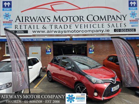2016 Toyota Yaris 1.33 VVT-I  * DESIGN * 5 SPEED MANUAL * PHONE * MEDIASTREAM * CRUISE * AIRCON * ALLOYS * FOGS * €11,995