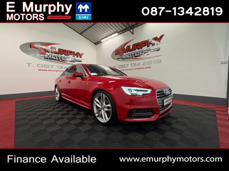 2017 Audi A4 2.0 TDI S/LINE AUTO 190P €75 PER WEEK