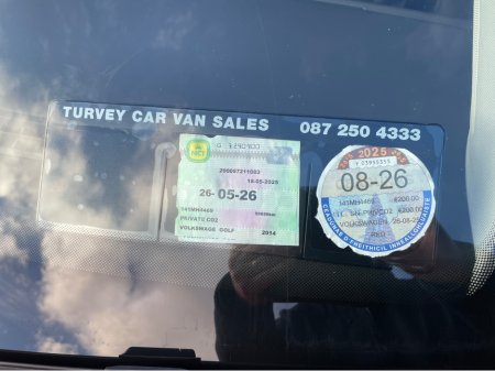 2014 Volkswagen Golf 5DR PETROL AUTOMATIC €8,950 thumbnail