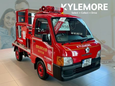 2001 Subaru Sambar VERY LOW MILEAGE - MINIATURE JAPANESE FIRE TRUCK/EMERGENCY RESPONSE VEHICLE