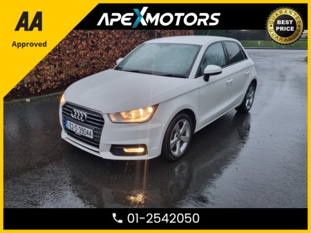 2015 Audi A1 FINANCE ARRANGED * TDI SPORT 116PS 5DR * NEW NCT NOV-26 * IMMACULATE * AA APPROVED * 101 SAFETY CHECKLIST * TOP-SPEC 5DR HATCH * LOW TAX * 12-MONTH ROADSIDE ASSIST* VERY CAREFUL OWNER *CARTELL HISTORY €9,449