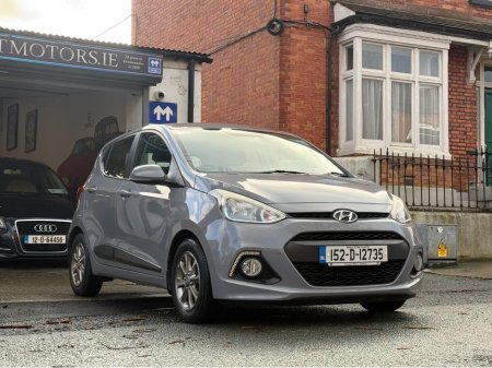 2015 Hyundai i10 1.0 Petrol Deluxe, Only 87kms! New Nct 02/2027, Ideal Starter Car, 5 Door, Cheap Tax & Insurance, Bluetooth, Cruise Control, A/C, Alloys, Service & Warranty Included, SIMI Dealer, €7,950 thumbnail