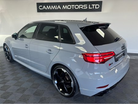 2018 Audi RS3 AUDI RS3 2.5 TFSI QUATTRO 400BHP AUTO *BANG & OLUFSEN SPEAKERS*FACTORY RS SPORT EXHAUST*RS STAMPED SPORT HEATED SEATS*DIGITAL DASH*REVERSE CAM & SENSORS*2 KEYS GREAT SERVICE HISTORY FINANCE AVAILABLE* €48,950