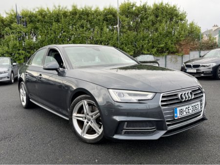 2018 Audi A4 2.0 TDI S-LINE ULTRA 150PS 4 4DR €22,500