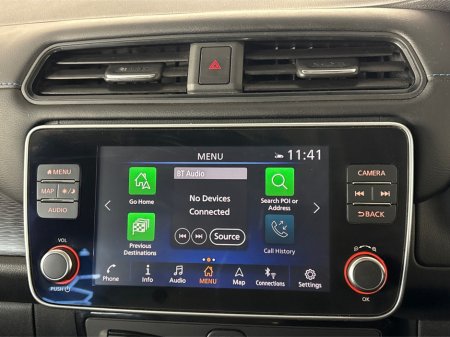 2021 Nissan Leaf PREMIUM 40KW**SEMI DIGITAL DASH**TOUCHSCREEN BLUETOOTH MEDIA**NAVIGATION**REVERSE CAMERA**PARKING SENSORS**ECO MODE**MULTIFUNCTIONAL STEERING WHEEL**CRUISE CONTROL**AUTO LIGHTS**AUTO WIPERS**ISOFIX** €14,995 thumbnail