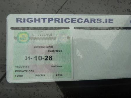 2016 Ford Focus STYLE 1.5 TD 95PS 6SPEED 5 DOOR KEY 169 €6,750 thumbnail