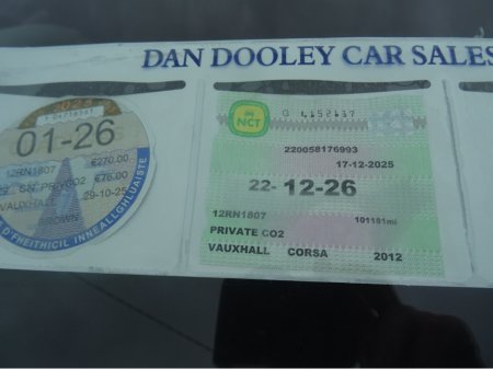 2012 Vauxhall Corsa 1.2 SE AIR CONDITIONING 85PS 5DR €3,000 thumbnail