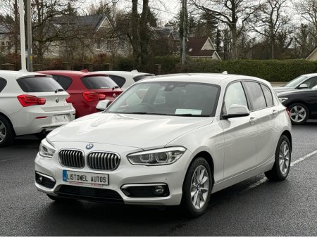 2018 BMW 1 Series STYLE 2.0 AUTO * 3 STAGE HEATED SEATS, SERVICE BOOK PRESENT WITH 4 SERVICE STAMPS, REAR VIEW CAMERA, PARKING SENSORS FRONT & REAR, ADAPTIVE CRUISE CONTROL, PART LEATHER TRIM, 2 KEYS, ISOFIX, * €18,950 thumbnail