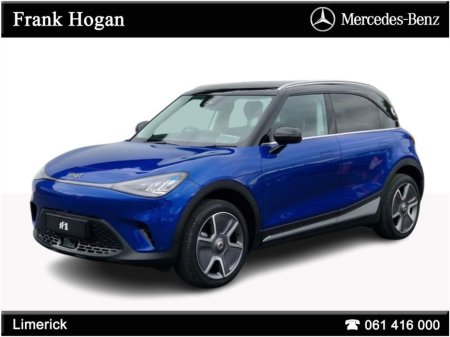 2026 Smart #1 THE ALL NEW SMART #1 PRO + 62 KW / 420 RANGE ( 272 BHP )NOW AVAILABLE AT Frank Hogan Mercedes Benz 061 416000. €33,987