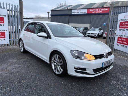 2016 Volkswagen Golf 1.6TDI 3DR 110HP Highline €16,995