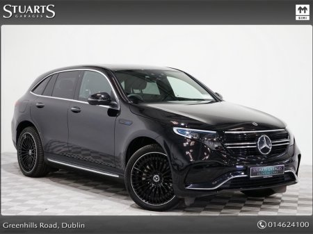 2023 Mercedes-Benz EQC *PREMIUM PLUS* 400 AMG LINE: OBSIDIAN BLACK METALLIC, ARTICO LEATHER, SUNROOF, 360 CAMERA, HEADS UP DISPLAY, 21” DIAMOND CUT TURBINE ALLOYS, KEYLESS €45,945