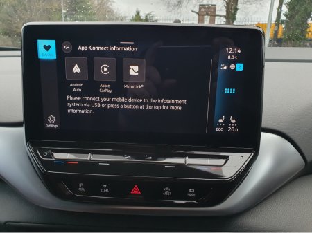 2021 Volkswagen ID.4 PRO PERFORMANCE FULLY ELECTRIC NCT 03/27 FINANCE AVAILABLE €90 PER WEEK HEATED STEERING WHEEL/ HEATED SEATS/ SAT NAV/ TOUCH SCREEN/ ANDROID AUTO/ APPLE CAR PLAY/ REVERSE CAMERA/ HISTORY CHECKED €19,900 thumbnail