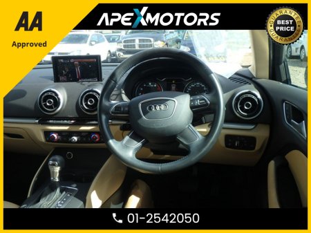 2016 Audi A3 FINANCE ARRANGED * 1.4 PETROL AUTO * NEW NCT DEC-27 * IMMACULATE * CREAM LEATHER INTERIOR * HEATER SEATS  * ELECTRIC SEATS * STAMPED SERVICE HISTORY * AA APPROVED * 101 SAFETY CHECKLIST * AUTOMATIC €14,949 thumbnail