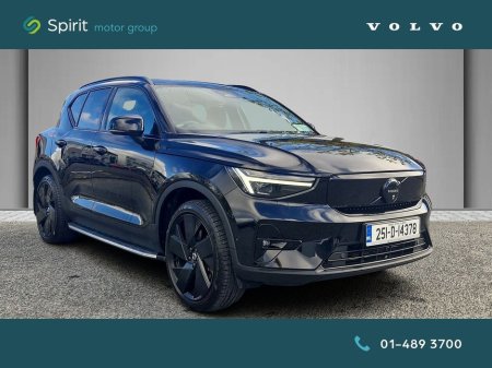 2025 Volvo EX40 Fully Electric 238hp Extended Range, Ultra Spec, Pan Sunroof, Heated Seats F&R, Keyless Entry, 360 Camera Memory Elec Seats, Volvo Sidesteps, BLIS/CTA