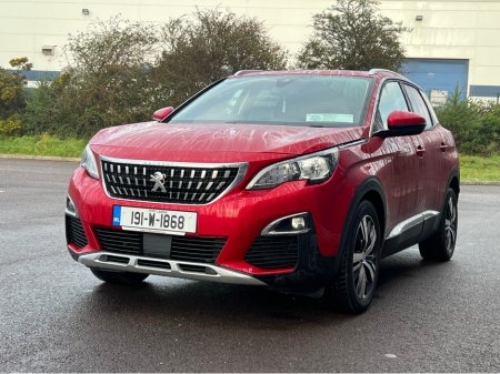 2019 Peugeot 3008 ALLURE 1.5 BLUE HDI 130 6 6.2 4DR €17,900 thumbnail