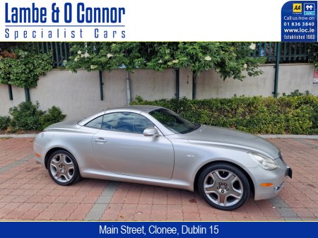 2006 Lexus SC 430 SC 430 CONVERTIBLE **** COSMO SILVER / TAN LEATHER *** ALL OPTIONS *** LOW MILES *** UNIQUE **** €23,950