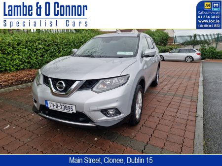 2017 Nissan X-Trail 1.6 SV  *** PANORAMIC SUNROOF *** SAT NAV *** REVERSE CAMERA **** 2 SEATER COMMERCIAL **** € 11,190  PLUS  VAT **** €14,650
