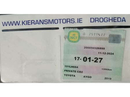 2019 Toyota Aygo 1.0 X-PLAY ONLY 13500 KMS : FINANCE ARRANGED : €12,500 thumbnail