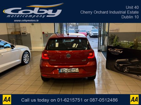 2016 Volkswagen Polo HIGHLINE 1.0 TSI AUTO 5DR. New NCT done before collection. Alloy Wheels, Half Leather, Reverse Cam, Dual Climate, Parking Sensors, Cruise Control, Mirror Link, MFSW, Bluetooth, Full Electrics and more €11,950 thumbnail