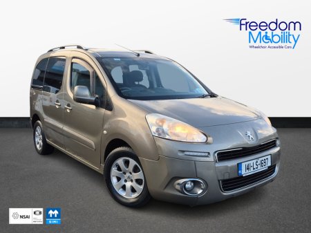 2014 Peugeot Partner Tepee Auto Wheelchair Access Lowered floor