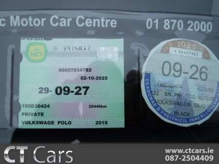 2019 Volkswagen Polo 1.0 AUTO COMFORTLINE LOW MILEAGE €15,950 thumbnail