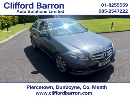 2013 Mercedes-Benz E Class Auto 200 CDI BLUE EFFICIENCY AVANTGARDE F/L 4DR AUTO €9,495