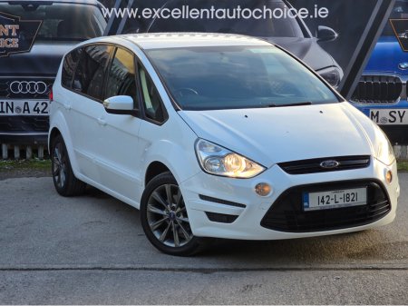 2014 Ford S-Max 1.6 TDCI ZETEC 113BHP S/ S/S 5DR WHITE IMMACULATE CONDITION!