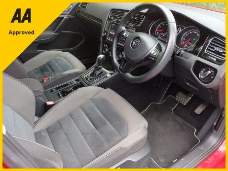 2016 Volkswagen Golf 1.4 TSI AUTOMATIC HIGHLINE 17" SPORTS ALLOYS REVERSE CAMERA AUTO HEADLIGHTS FACTORY IMMOBILISER KEYLESS ENTRY MULTI-FUNCTION STEERING WHEEL AUTO HOLD HANDBRAKE ONLY 40,150Kms 4 NEW TYRES NCT ROADT €16,995 thumbnail