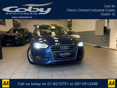 2014 Audi A3 1.4 Auto TFSI Hatchback. New NCT done before collection, Full Leather, Heated Seats, Panoramic Roof, Dual Climate Control, Reverse Camera, Parking Sensors, Full Electrics, Handsfree, and more. €12,950 thumbnail