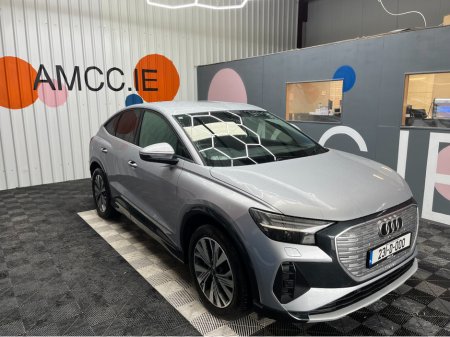 2023 Audi Q4 e-tron €34950 2023 AUDI Q4 E-TRON SPORTBACK 40 ADVANCED ELECTRIC AUTOMATIC / CRUISE CONTROL / 360° PARKING CAMERA / HEATED FRONT & REAR SEATS / PADDLE SHIFTS / AMBIENT LIGHTS / APPLE CARPLAY €34,950 thumbnail