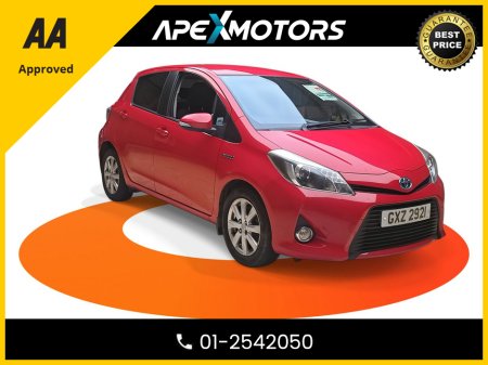 2014 Toyota Yaris FINANCE ARRANGED * TOP-SPEC HYBRID ICON + PLUS * NEW NCT OCT-26 * PETROL HYBRID * AA APPROVED * 101 SAFETY CHECKLIST * AUTOMATIC * IMMACULATE * COLOUR REVERSE CAMERA * CRUISE CONTROL 01-2542050 €9,949