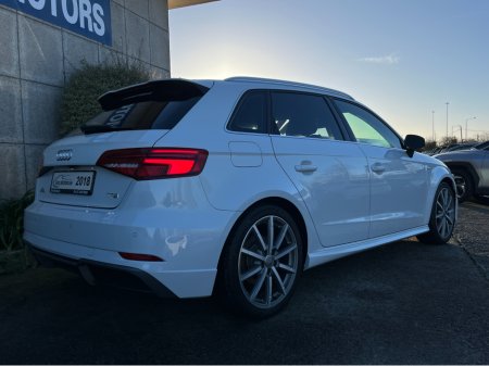 2018 Audi A3 S-LINE HATCHBACK AUTOMATIC 1.4 PETROL //HIGH SPEC//LOW MILES//HALF LEATHER HEATED SEATS//FULL ELECTRIC DRIVERS SEAT//REVERSE CAMERA//KEYLESS ENTRY//ADAPTIVE CRUISE CONTROL// €21,950 thumbnail