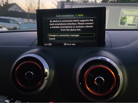 2019 Audi A3 1.4 S-LINE EDITION VIRTUAL COCKPIT - NAVIGATION -CARPLAY ANDROID AUTO HALF LEATHER PACK - REVERSING CAMERA / PARKING SENSORS - DRIVE MODE €23,500 thumbnail