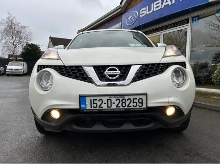 2015 Nissan Juke 1.5 DCI TEKNA SUV in White + Black Detail & Black Leather - Trade-In Welcome - Assured Dealer Warranty & Fully Serviced - €7,950 thumbnail